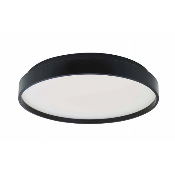 Abra Lighting - Tambourine - 15W 1 LED Low Profile Flush Mount with Soft
