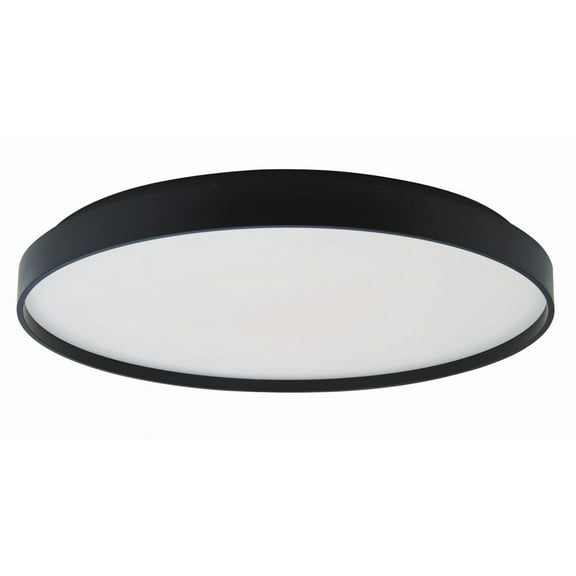 Abra Lighting - Tambourine - 40W 1 LED Low Profile Flush Mount with Soft