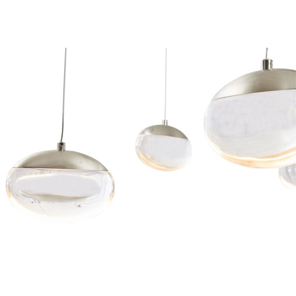 10060PN-BN-Athena-Abra Lighting-Athena - 6W 1 LED Pendant with Cord and Uni-Jack Plug-2.4 Inches Wide-Brushed Nickel Finish