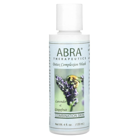 Abra Therapeutics Detox Complexion Wash, Lavender & Grapefruit, 4 fl oz (120 ml)