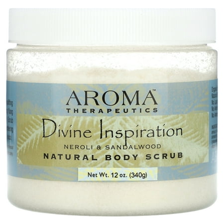 Abra Therapeutics Natural Body Scrub, Divine Inspiration, Neroli & Sandalwood, 12 oz (340 g)
