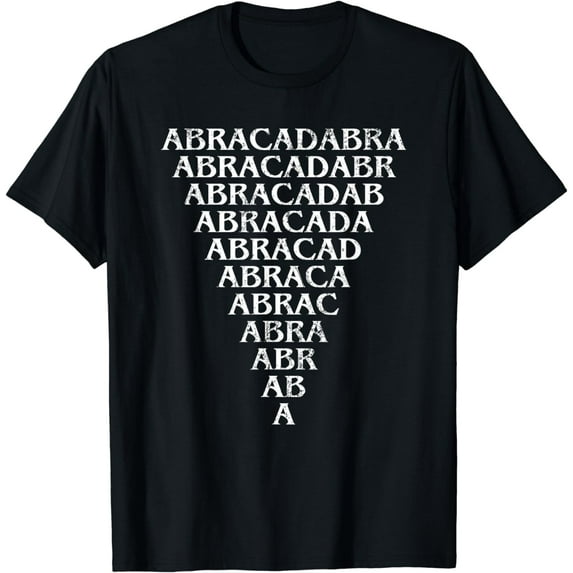 Abracadabra Triangle Amulet | Magic Abracadabrangle | Occult T-Shirt