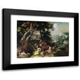 thumbnail image 1 of Abraham Bloemaert 18x14 Black Modern Framed Museum Art Print Titled - The Preaching of Saint John the Baptist (1590 - 1610), 1 of 5