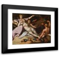 thumbnail image 1 of Abraham Bloemaert 24x20 Black Modern Framed Museum Art Print Titled - Without Bacchus and Eat Cold Venus, 1 of 5