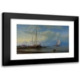 thumbnail image 1 of Abraham Hulk 24x15 Black Modern Framed Museum Art Print Titled - Seascape, 1 of 5