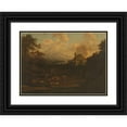 thumbnail image 1 of Abraham Jansz. Begeyn 24x18 Black Ornate Framed Double Matted Museum Art Print Titled: Plundering (1650 - 1697), 1 of 5
