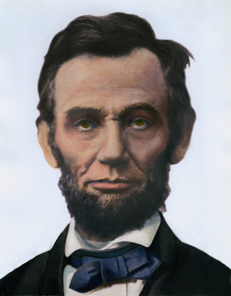 Abraham Lincoln (18091856). Modern Portrait Based On Alexander Gardner