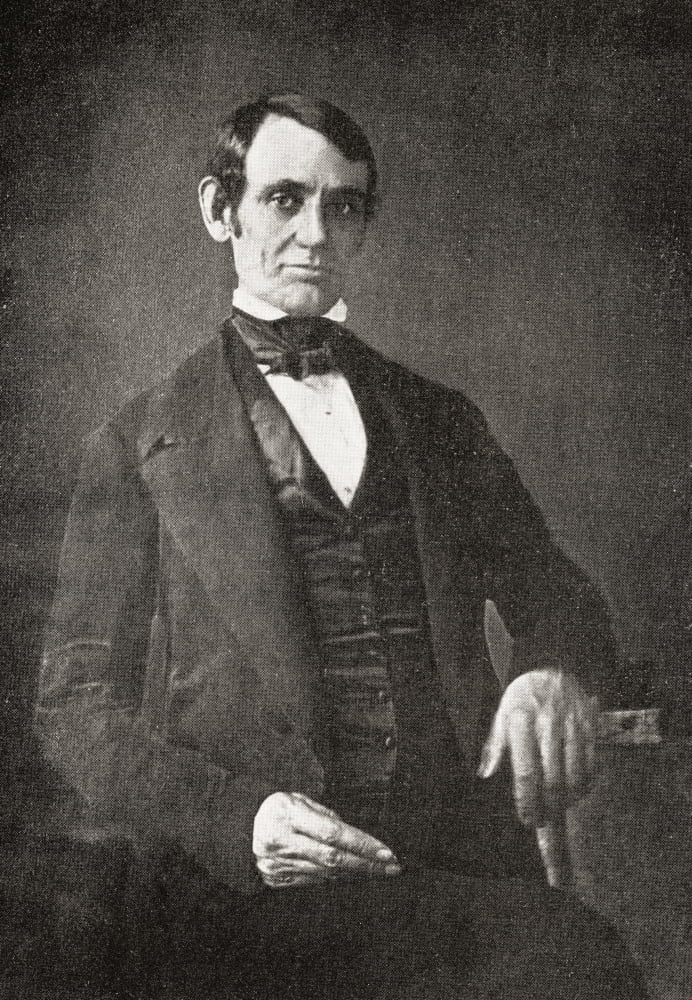 Abraham Lincoln 1809 Canvas Art - Ken Welsh Design Pics (11 x 17)