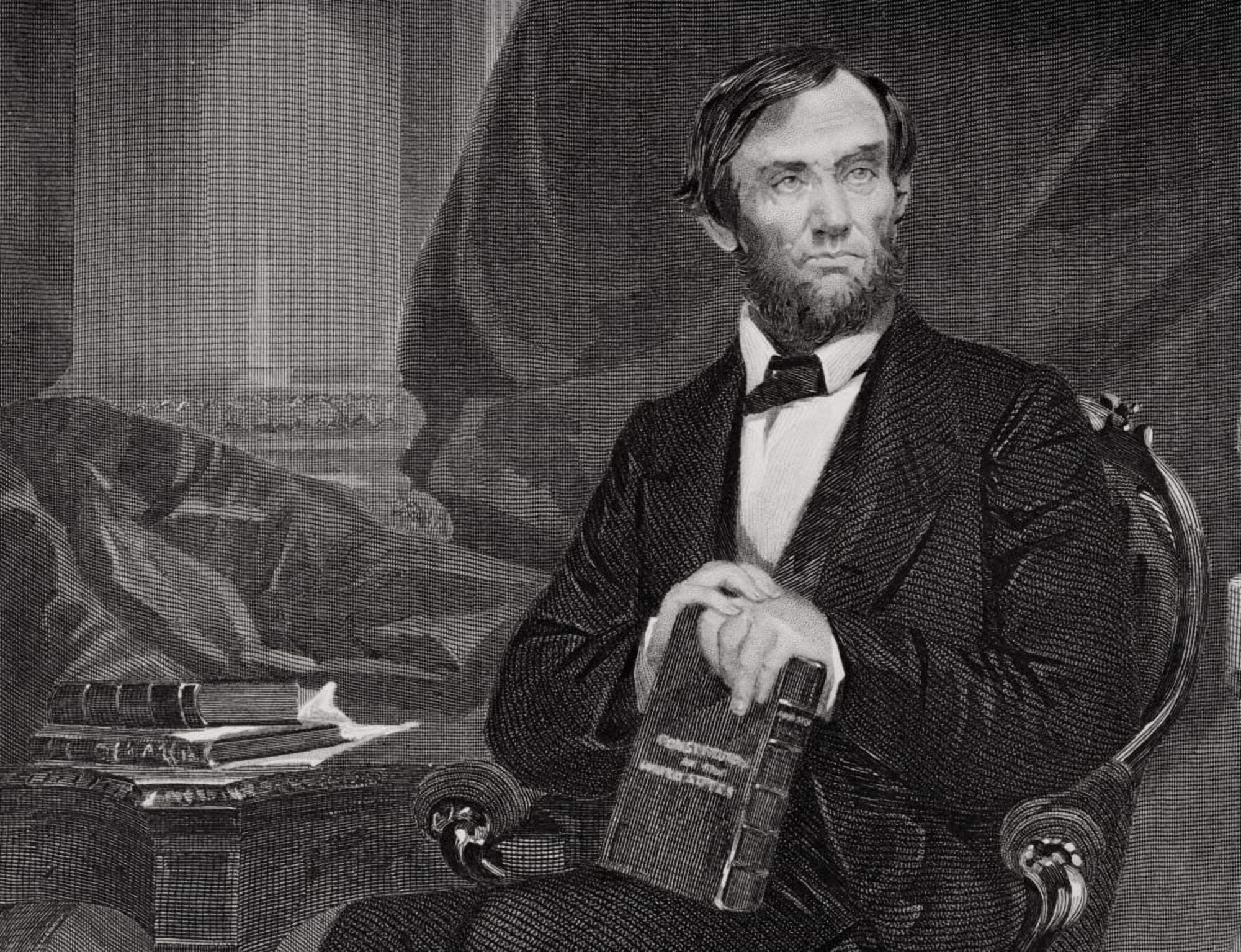 Abraham Lincoln 180965 16Th President Of The United States 186165 From Painting By Alonzo Chappel Canvas Art - Ken Welsh Design Pics (16 x 12)