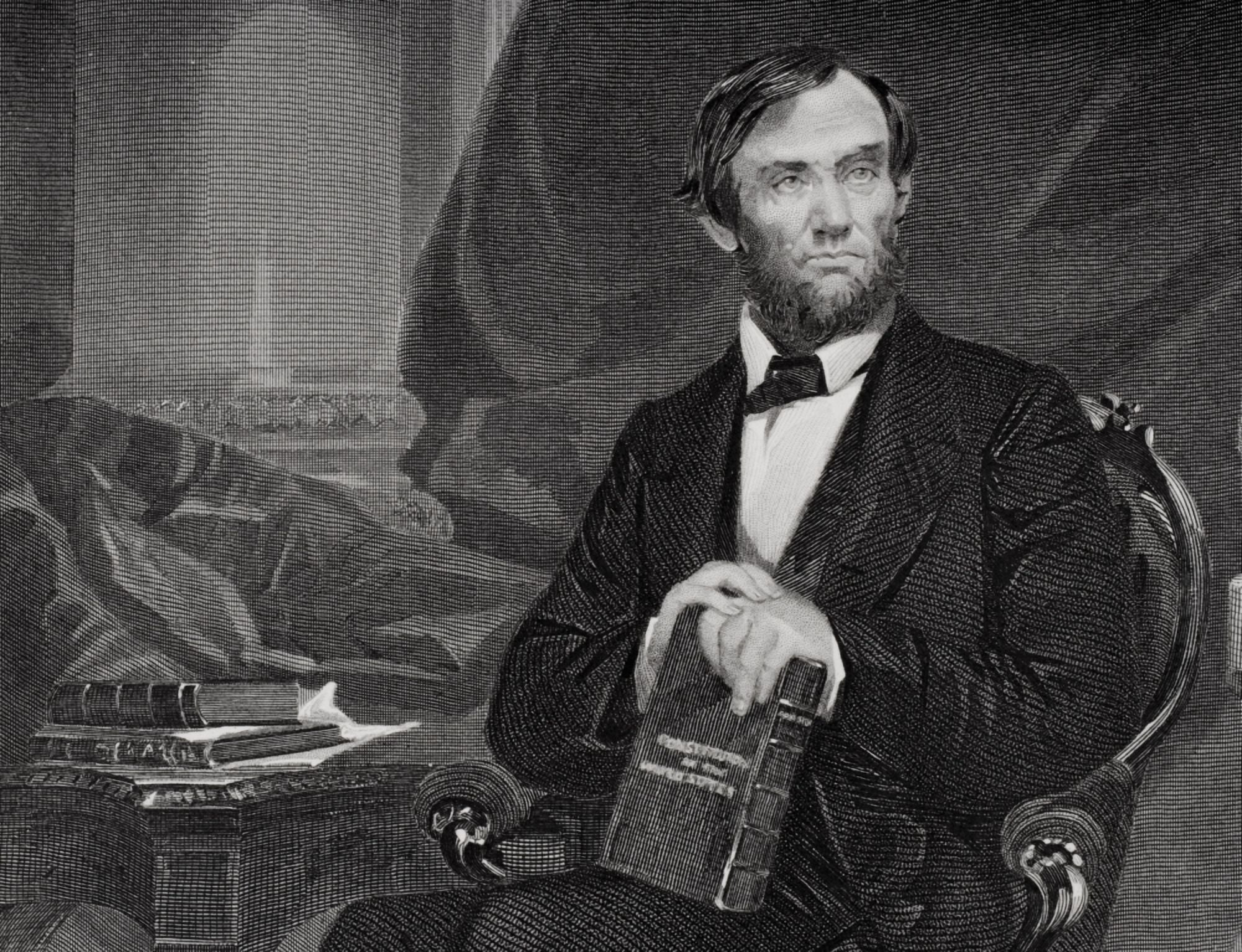 Abraham Lincoln 180965 16Th President Of The United States 186165 From Painting By Alonzo Chappel Canvas Art - Ken Welsh Design Pics (32 x 24)
