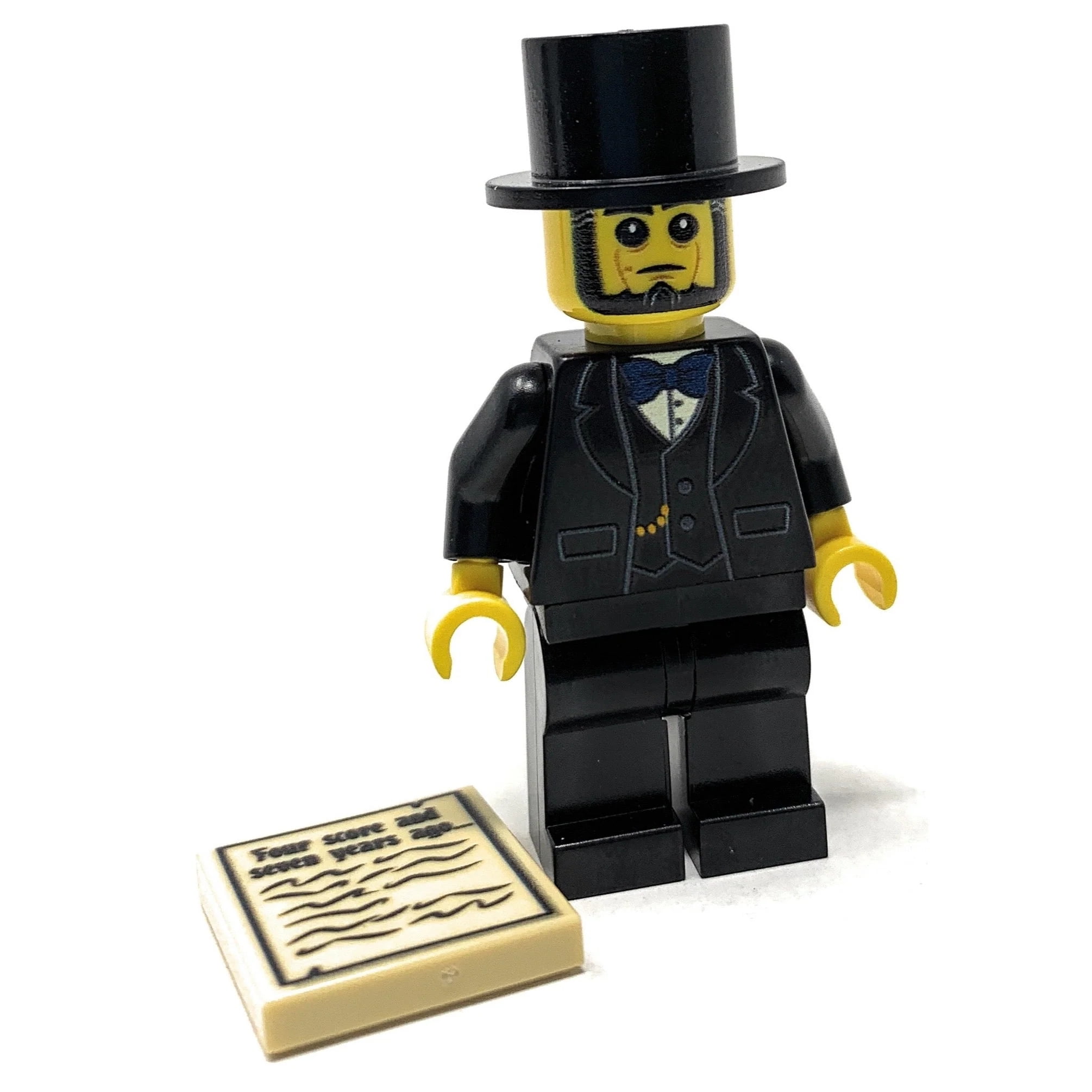 Abraham lincoln lego minifigure new arrivals