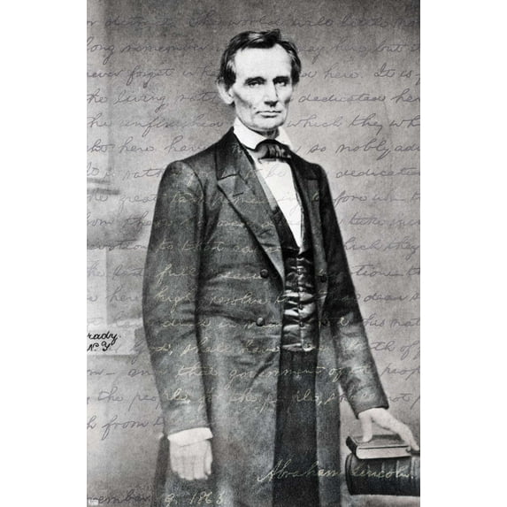 Abraham Lincoln Wall Poster, 14.725" x 22.375"