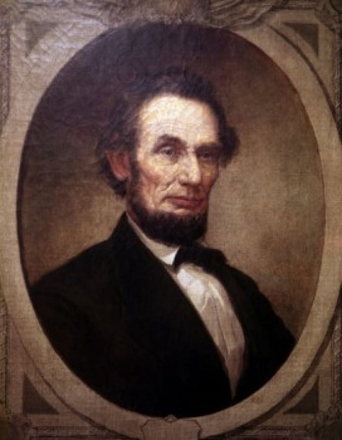 Abraham Lincoln William E Marshall (1837-1906 American) Canvas Art - William E Marshall (18 x 24)