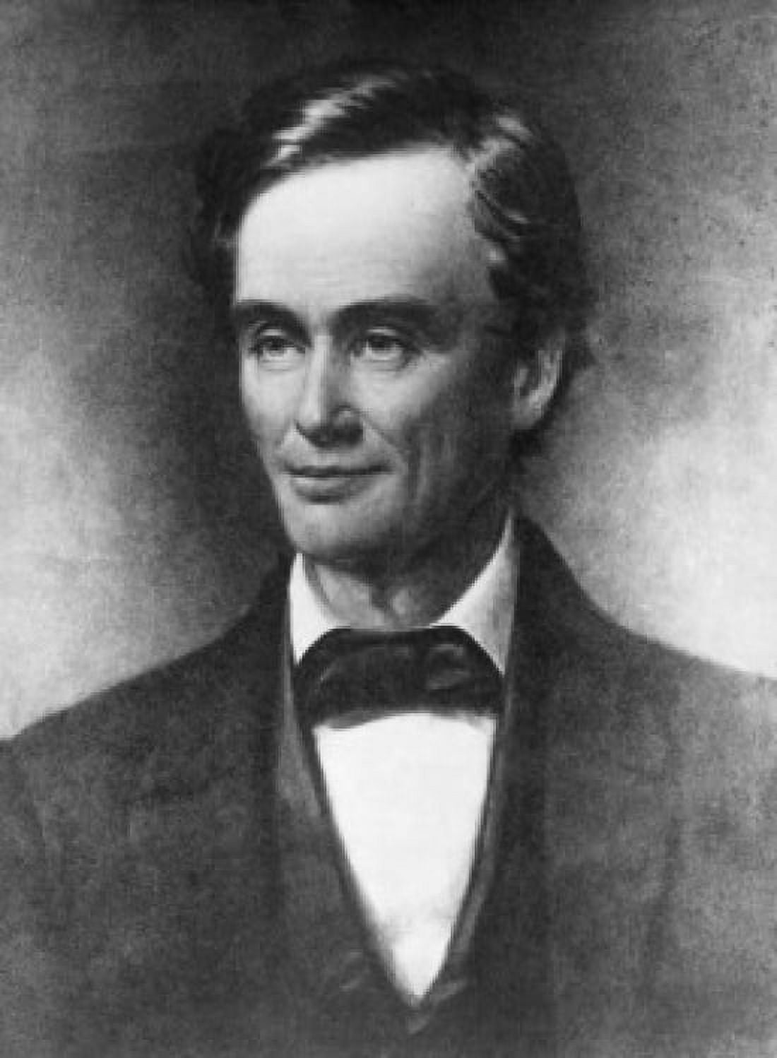 Abraham Lincoln at Age 21 ca 1830 Artist Unknown Canvas Art - (24 x 36)
