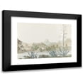 thumbnail image 1 of Abraham-Louis-Rodolphe Ducros 14x11 Black Modern Framed Museum Art Print Titled - View of the River Platani and Agrigento in Palermo (1778), 1 of 5