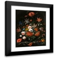 thumbnail image 1 of Abraham Mignon 20x24 Black Modern Framed Museum Art Print Titled - Flowers in a Glass Vase (C. 1670), 1 of 5