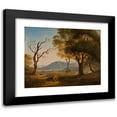 thumbnail image 1 of Abraham Teerlink 14x12 Black Modern Framed Museum Art Print Titled - Italian Landscape, 1 of 5