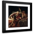 thumbnail image 1 of Abraham Van Dijck 12x14 Black Modern Framed Museum Art Print Titled - Isaac Blessing Jacob, 1 of 5