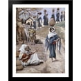 thumbnail image 1 of Abraham's Servant Meeteth Rebecca 28x36 Large Black Wood Framed Print Art by James Tissot, 1 of 2