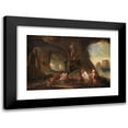 thumbnail image 1 of Abraham van Cuylenborch 14x11 Black Modern Framed Museum Art Print Titled - Nymphs in a Grotto (1635 - 1658), 1 of 5