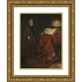 thumbnail image 1 of Abraham van den Hecken 19x24 Gold Ornate Framed and Double Matted Museum Art Print Titled - Cornelis Jansz Meyer (1629-1701), Hydraulic Engineer (1650 - 1655), 1 of 4