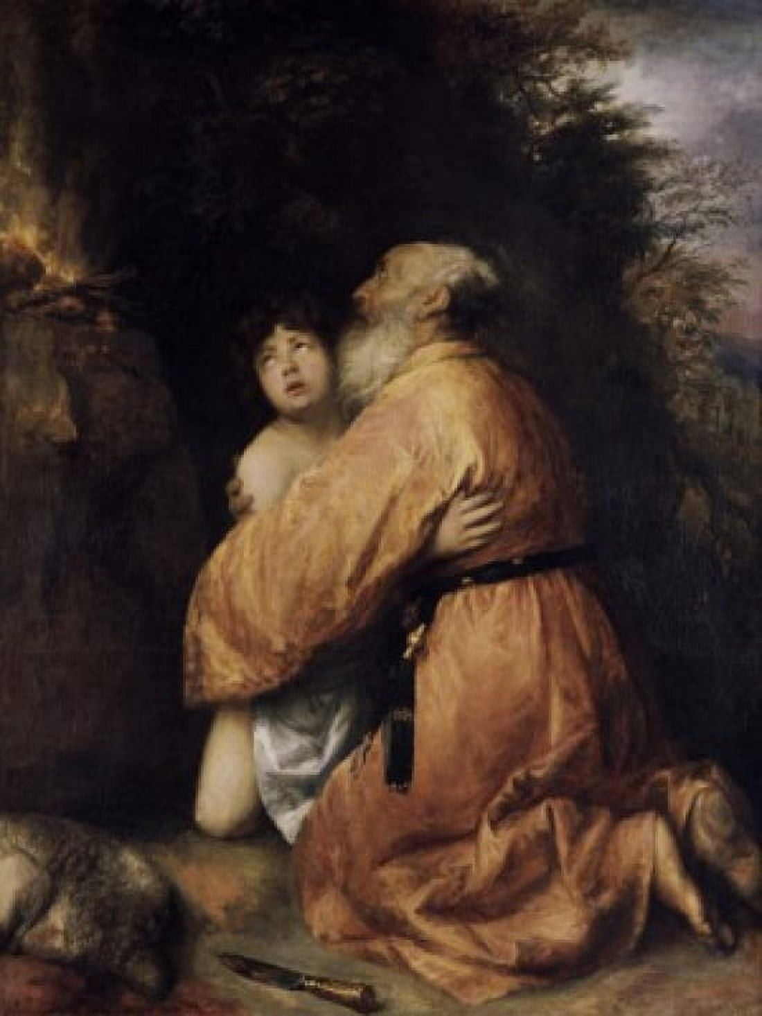 Abrahams Offering Jan Lievens (1607-1674 Netherlandish) Canvas Art - Jan Lievens (18 x 24)