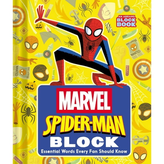 Abrams Block Book Spider-Man Block (an Abrams Block Book): Essential Words Every Fan Should Know, (Board Book)