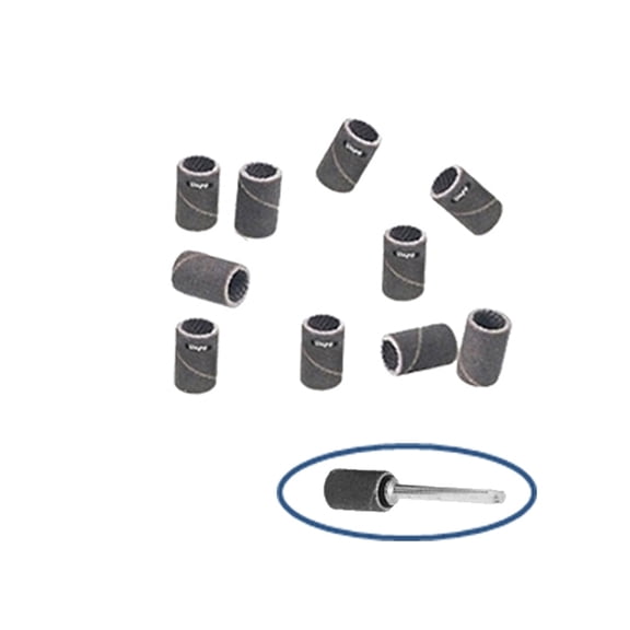 Abrasive Bands 320 Grit 3/8" Dia Pkg 10 Jewelry Grinding Soft To Hard Materials