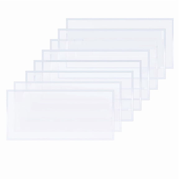 Abrasive Blasting Cabinet Lens Cover Polyester Film Sandblast Cabinet Inner Lens Protector Film,22 X 10 Inch 8pcs