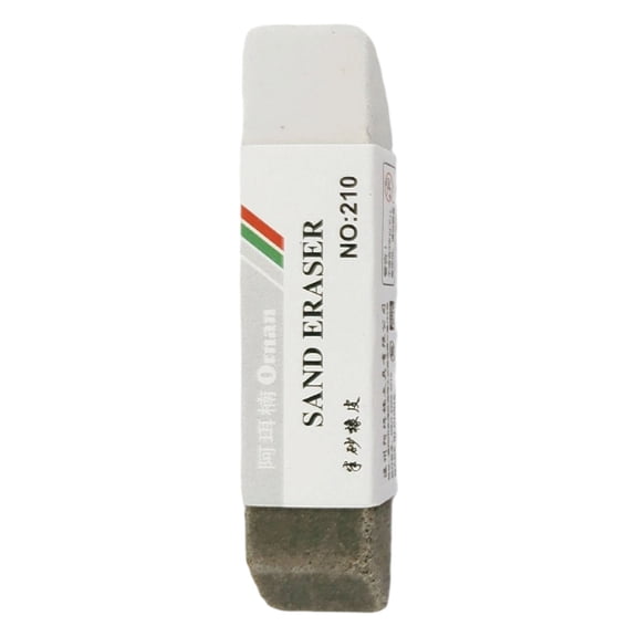 Abrasive Ink Eraser, Practical Cleaning Eraser for Exam Prep Drawing, Pen Ballpoint Gel Ink Remover, Includes 1 Eraser