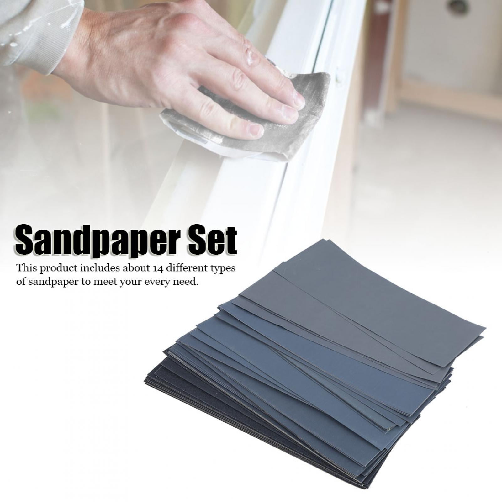 Abrasive Paper Set, Practical Sandpaper Set, Crafts Metal Polishing For