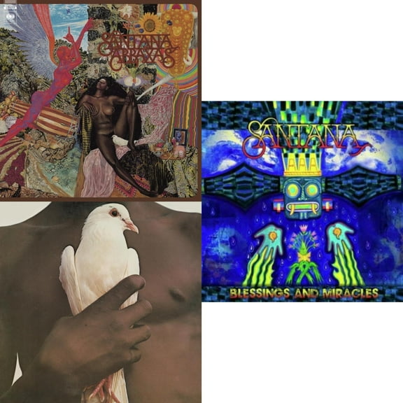 Abraxas & Greatest Hits (1974) (150G/Dl Card) & Blessings & Miracles [LP Vinyl Bundle]