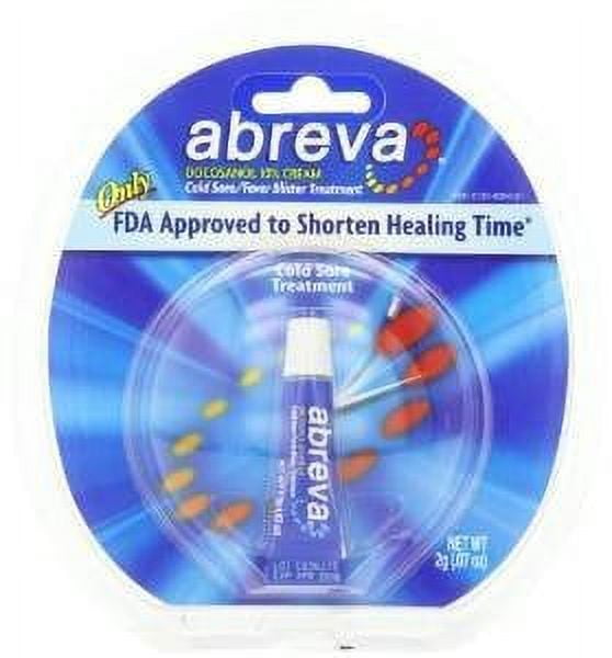 Abreva Fever Blister and Cold Sore Lip Treatment, Pack of 2, .07Ounce