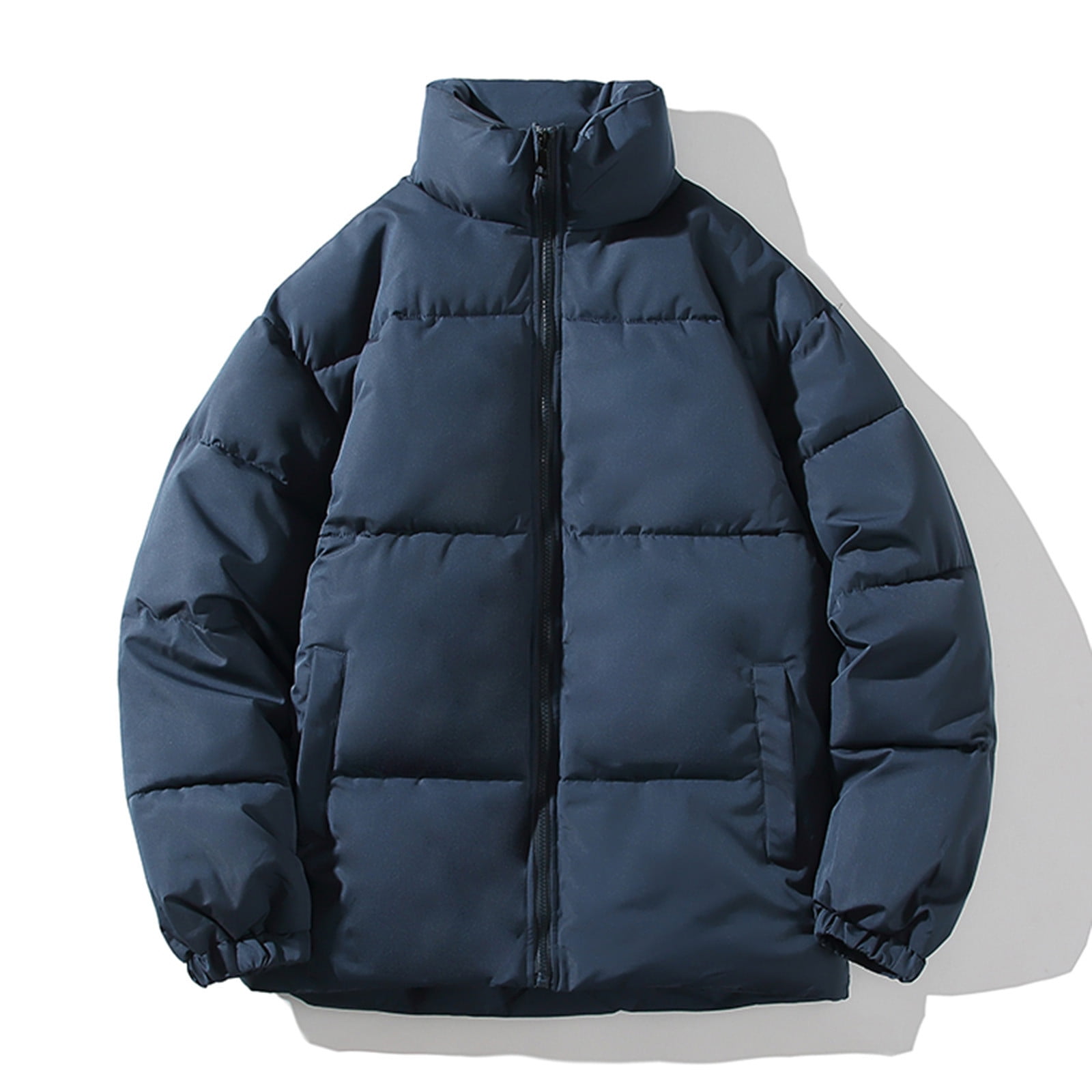 Abrigos Para Hombres Men's Cotton Jacket Thickened Winter Warm Solid