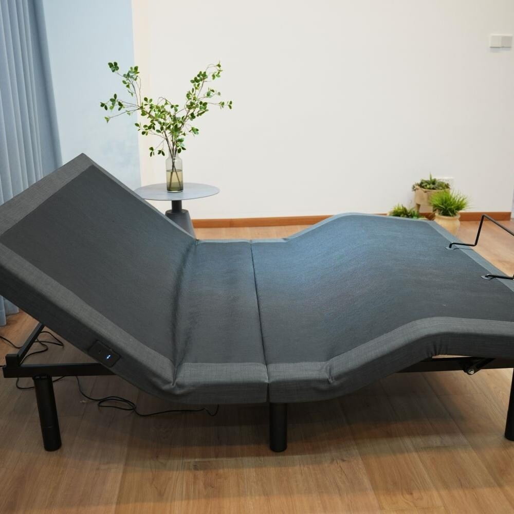 Abrihome Adjustable Bed Frame for Storage Beds, Zero G, USB Charging