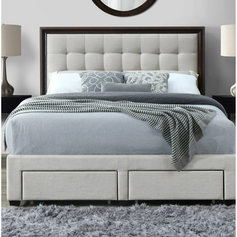 Abril tufted platform bed outlet