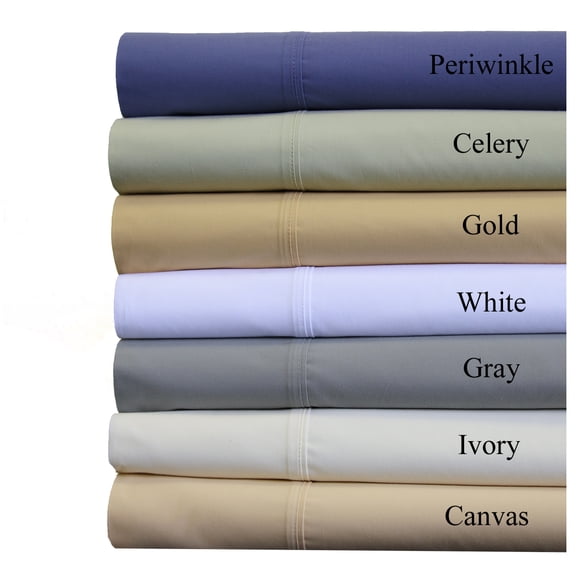 Abripedic Crisp Percale, Breathable Crispy Soft 22" Super Deep Pockets Percale Sheet Collection