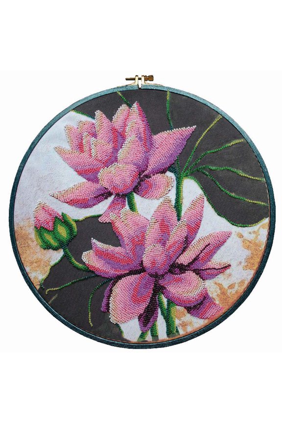 Blooming Lotus Embroidery Kit
