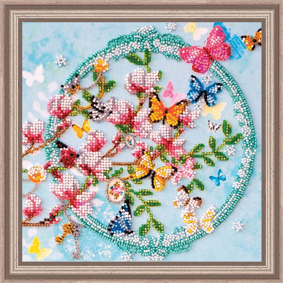 Abris Art Keys to the Spring Beaded Embroidery Kit - Walmart.com