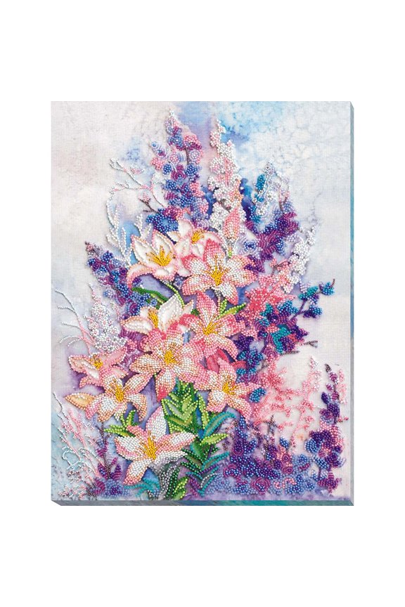 Light Pink Beaded Embroidery Kit