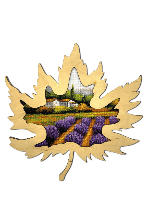 Cross-Stitch kit - Provence Notes. Beginner Embroidery Kit for Adults. Cross-Stitch Supplies. Needle, Canvas, Scheme, Floss and Floss Organizer Kit. AH-161 Abris Art