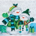 thumbnail image 1 of Abris Art Snow Friends Beaded Embroidery Kit, 1 of 1