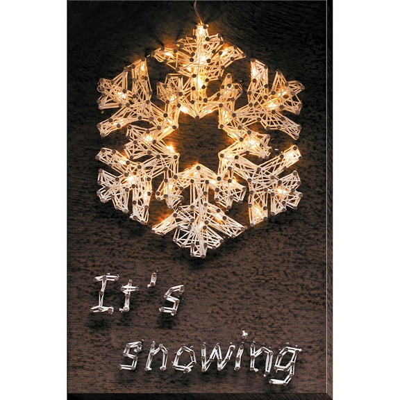 Abris Art Snowflake String Art Kit