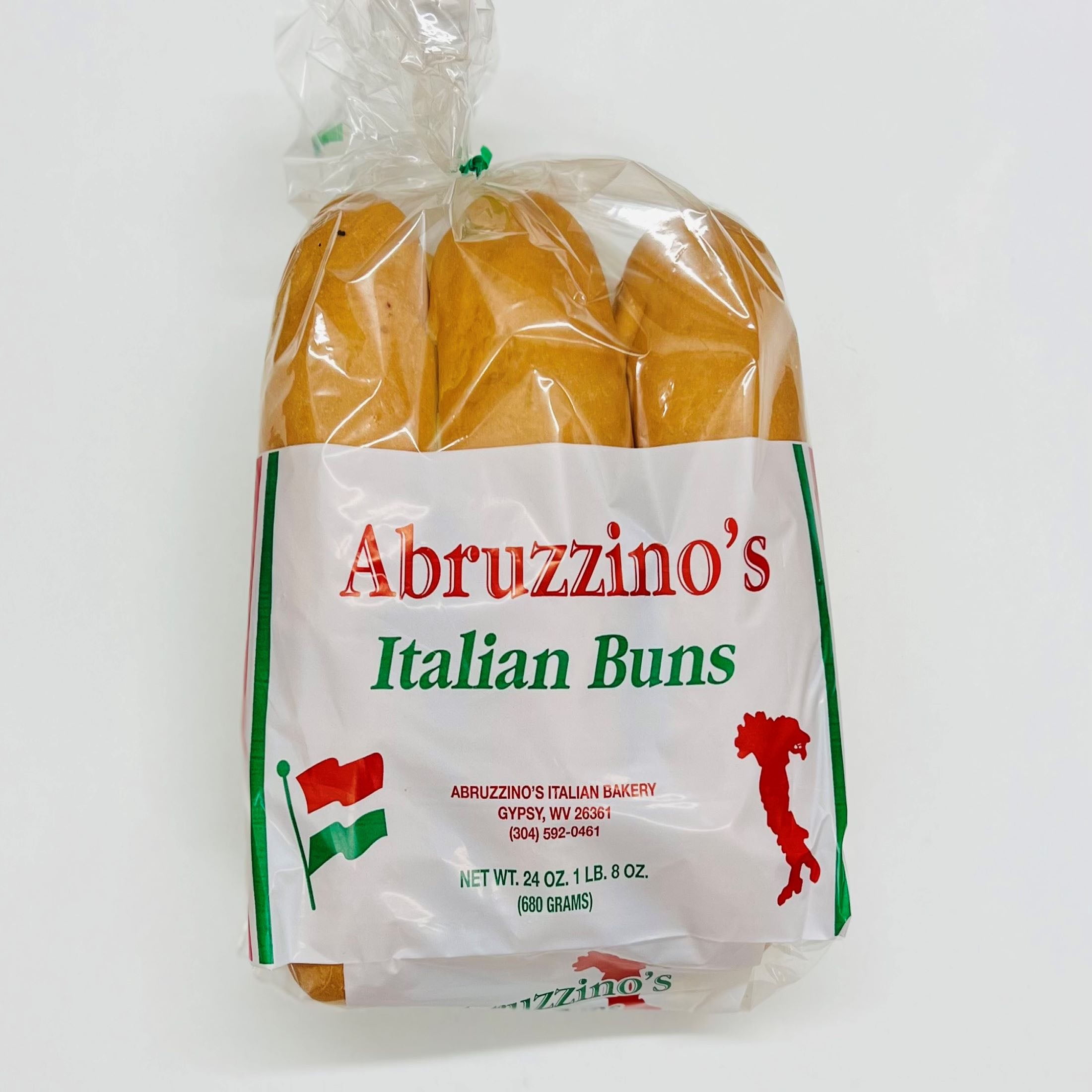 Abruzzino's Italian Hoagie Buns, 6 ct, 24 oz