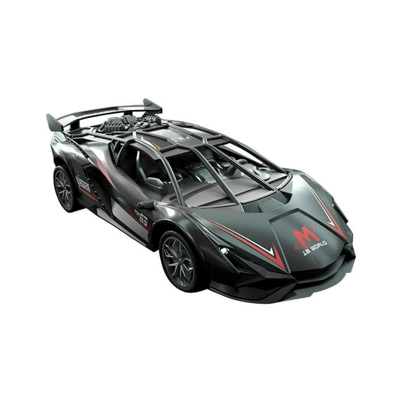 Abs Alloy Iridescent Sound Car, Push-Activated Vehicle with LED Lights and Music, 7.28 Inch ABS Alloy Model for Interactive Play Interactive Play