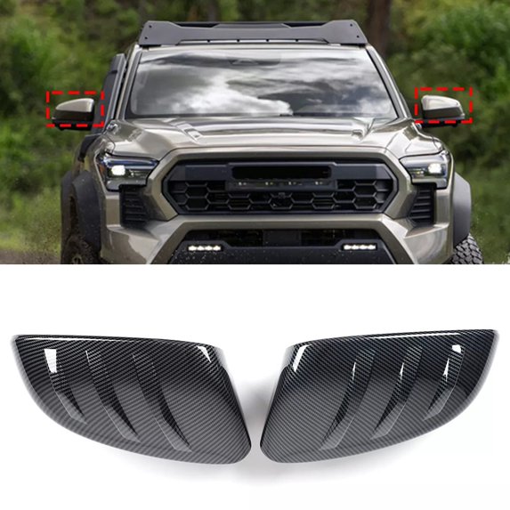 Abs Carbon Fiber Exterior Rearview Mirror Cover Trim for Toyota for ...