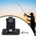 thumbnail image 1 of Abs Plastic Fishing Rod Rack Holder Wall Mounted Fishing Pole Clamp Rods Clips, 1 of 9