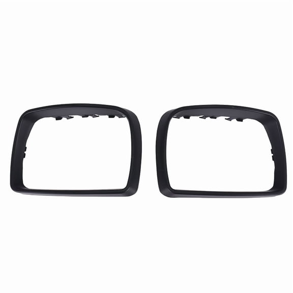 Abs Rear View Side Mirror Cover Trim Frame Decoration,Door Wing Mirror Cover For X5 E53 3.0D/3.0I/4.4I 2000-2006 Rearview Mirror Covers,1* Car Left Side Mirror Cover 1* Car Right Side Mirror Cover