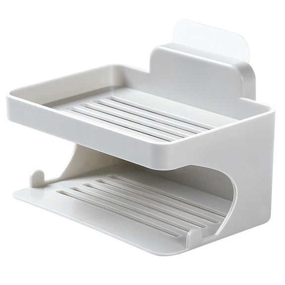 Abs Soap Tray Soap Dishes For Bar Soap Bathroom Contamination-Free Keeps Soap Dry For Bar Soap Easy To Install