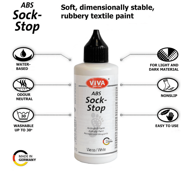 Abs Sock Stop Paint 82Ml-White 